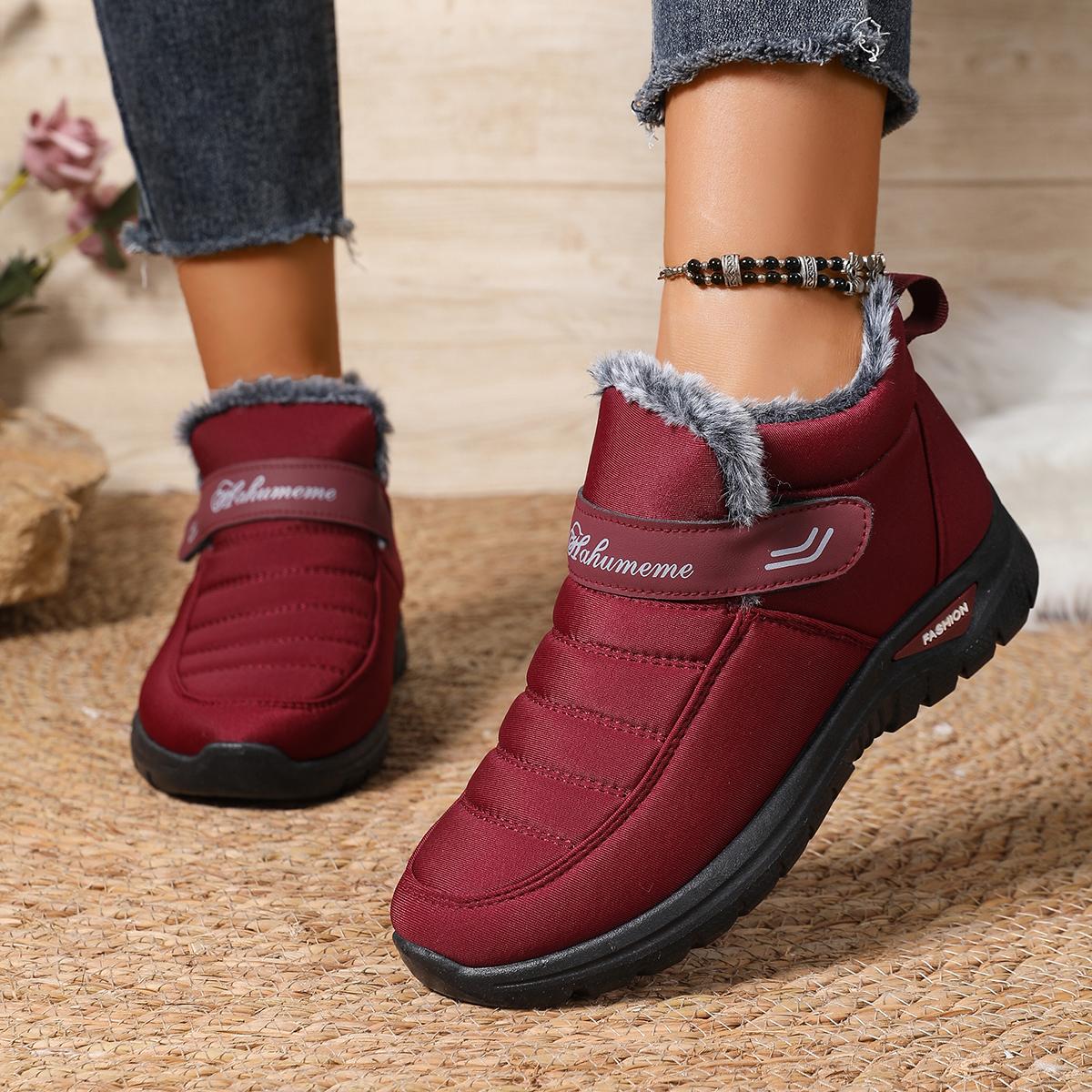 Зимние женские сноубутсы Модные с круглым носком на среднем каблуке больших размеров Кроссовки для пар Повседневные удобные женские ботинки 42 вино красного
Зимние женские сноубутсы Модные с круглым носком на среднем каблуке больших размеров Кроссовки для пар Повседневные удобные женские ботинки 42 вино красного