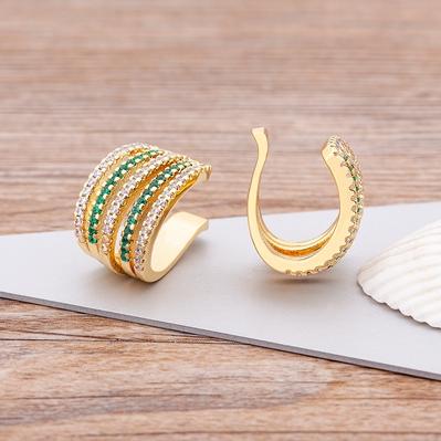 Nidin New Fashion Charm Copper CZ Multi-layer Ear Cuff Clip Earrings Female Trendy Crystal Stackable Earcuffs No Pierced Jewelry зелений
Nidin New Fashion Charm Copper CZ Multi-layer Ear Cuff Clip Earrings Female Trendy Crystal Stackable Earcuffs No Pierced Jewelry зелений