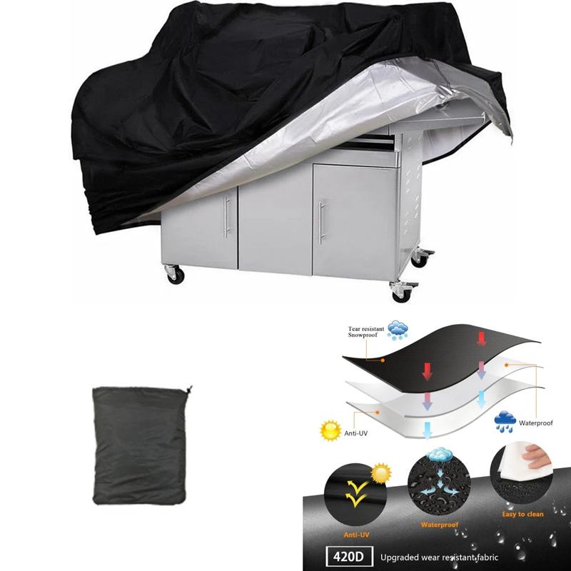 1PC Waterproof Weather-Resistant With Oxford Cloth School Supplies Barbecue Grill Protector Durable Multiple Options Available 80x66x100cm чорний
1PC Waterproof Weather-Resistant With Oxford Cloth School Supplies Barbecue Grill Protector Durable Multiple Options Available 80x66x100cm чорний