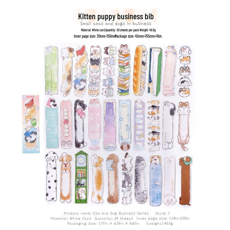 Momo Boxed Bookmarks: Adorable Kitten & Puppy Hand-Drawn Patterns for Journaling and Marking
Momo Boxed Bookmarks: Adorable Kitten & Puppy Hand-Drawn Patterns for Journaling and Marking