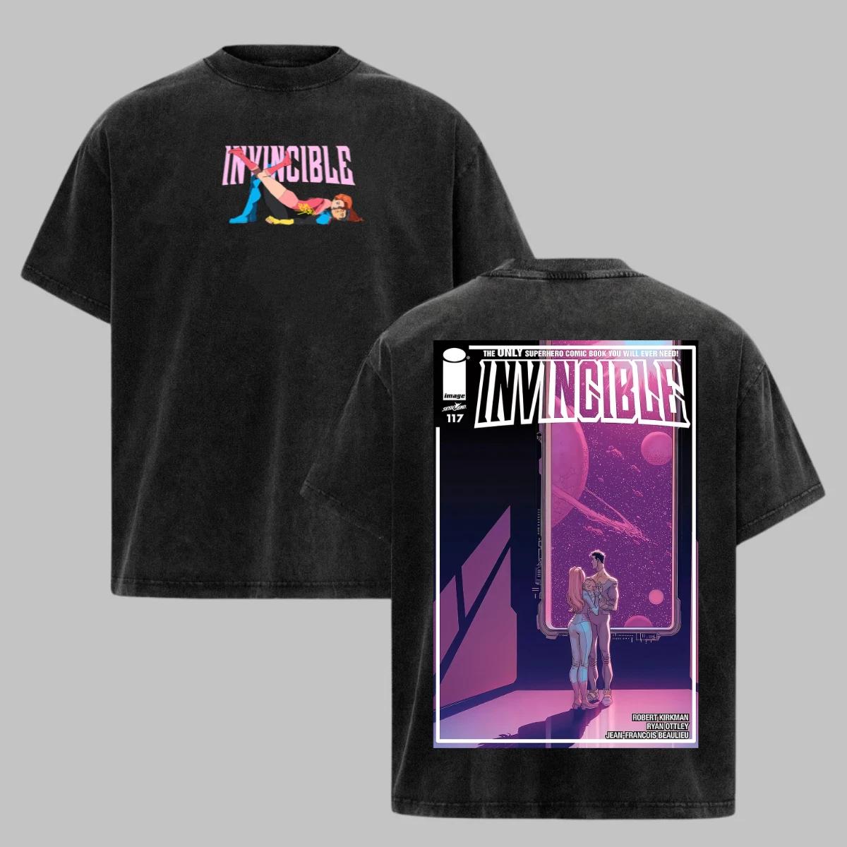 Непобедимый Марк и Ева Футболка Acid Washed Tee Подарок для фаната комиксов Мужская Верхняя одежда 4XL
Непобедимый Марк и Ева Футболка Acid Washed Tee Подарок для фаната комиксов Мужская Верхняя одежда 4XL