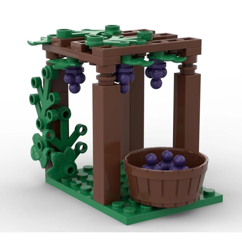 Grape Trellis Plant Tree City Bricks MOC Creative Assemble Colorful Pine with BasePlate Plants Model Building Blocks Tree Toys
Grape Trellis Plant Tree City Bricks MOC Creative Assemble Colorful Pine with BasePlate Plants Model Building Blocks Tree Toys