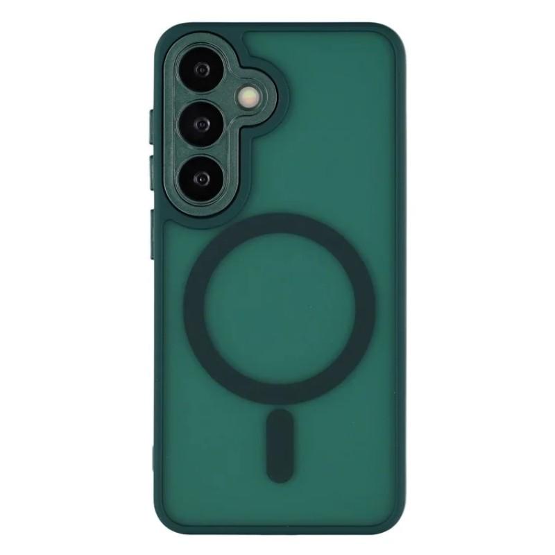 For Samsung Galaxy S25+ Case Compatible with MagSafe WANLONFENG QB Series PC TPU Phone Cover with Screen Film Dark Green
For Samsung Galaxy S25+ Case Compatible with MagSafe WANLONFENG QB Series PC TPU Phone Cover with Screen Film Dark Green
