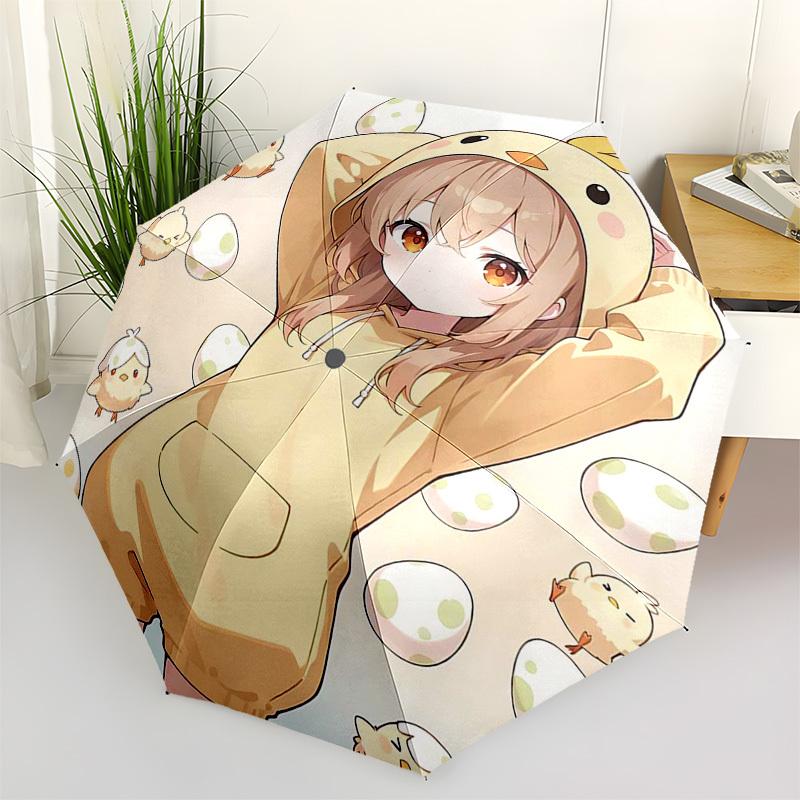 1pc Chibi Chick Hoodie Outdoor Umbrella - Automatic Opening & Closing, Portable 3-Fold Design, 8-Rib Iron Frame, Outdoor Umbrella for Fans, Trave
1pc Chibi Chick Hoodie Outdoor Umbrella - Automatic Opening & Closing, Portable 3-Fold Design, 8-Rib Iron Frame, Outdoor Umbrella for Fans, Trave