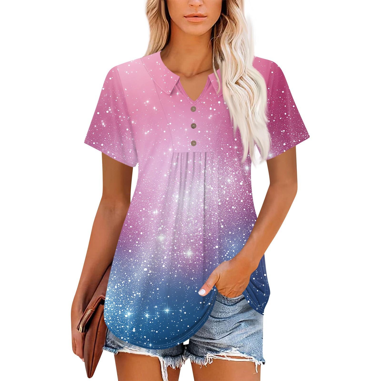 Женские топы с коротким рукавом и V-образным вырезом, летние деловые повседневные рабочие футболки M розовый
Женские топы с коротким рукавом и V-образным вырезом, летние деловые повседневные рабочие футболки M розовый