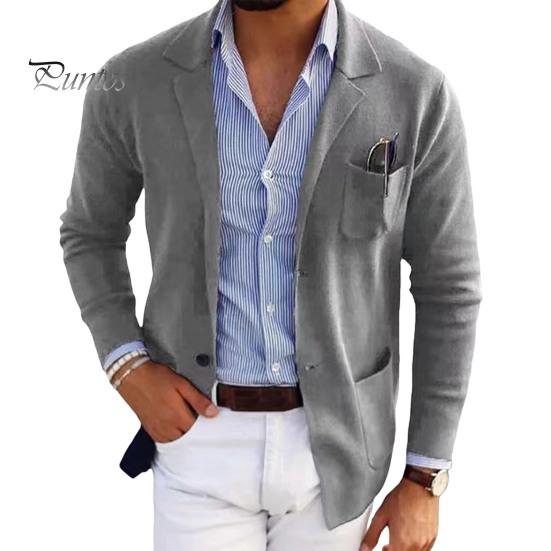 Мужской пиджак однотонный с лацканами и длинным рукавом однобортный пиджак с карманами открытый спереди деловой рабочий костюм M светло-серый
Мужской пиджак однотонный с лацканами и длинным рукавом однобортный пиджак с карманами открытый спереди деловой рабочий костюм M светло-серый