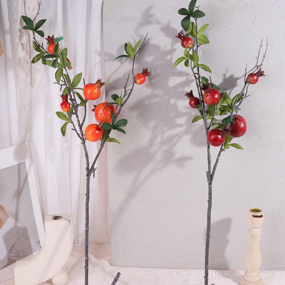 Plastic Artificial Pomegranate Branches 6-Fruit Fake Plants Home Living Room Decor помаранчевий
Plastic Artificial Pomegranate Branches 6-Fruit Fake Plants Home Living Room Decor помаранчевий