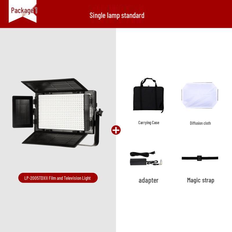 Ruiying 100W Film & TV Fill Light: LP-2005TDX II LED Panel for Photography & Outdoor Camera Shooting
Ruiying 100W Film & TV Fill Light: LP-2005TDX II LED Panel for Photography & Outdoor Camera Shooting