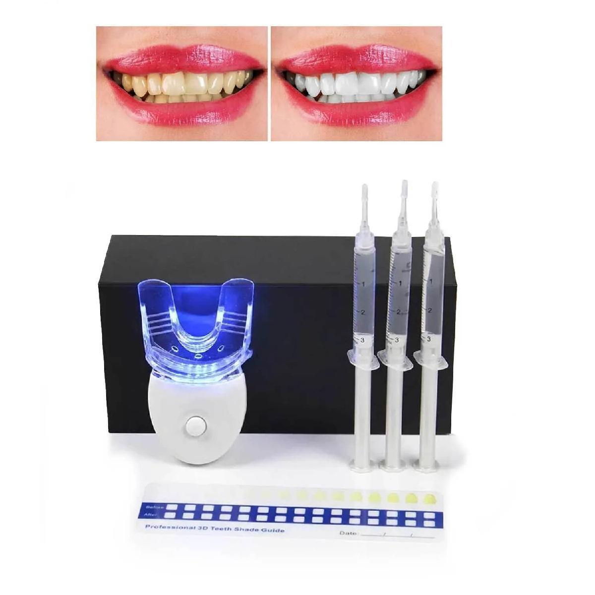 Набір для відбілювання зубів 15 Days 3-4 Tone Lighting Blue Light Technology 1 SET сніг
Набір для відбілювання зубів 15 Days 3-4 Tone Lighting Blue Light Technology 1 SET сніг