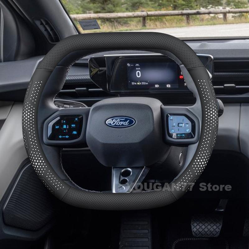 Leather Car Steering Wheel Cover For Ford Capri 2025 Double D-type Covers For Covers Auto interior Ford Capri Accessories 2025
Leather Car Steering Wheel Cover For Ford Capri 2025 Double D-type Covers For Covers Auto interior Ford Capri Accessories 2025