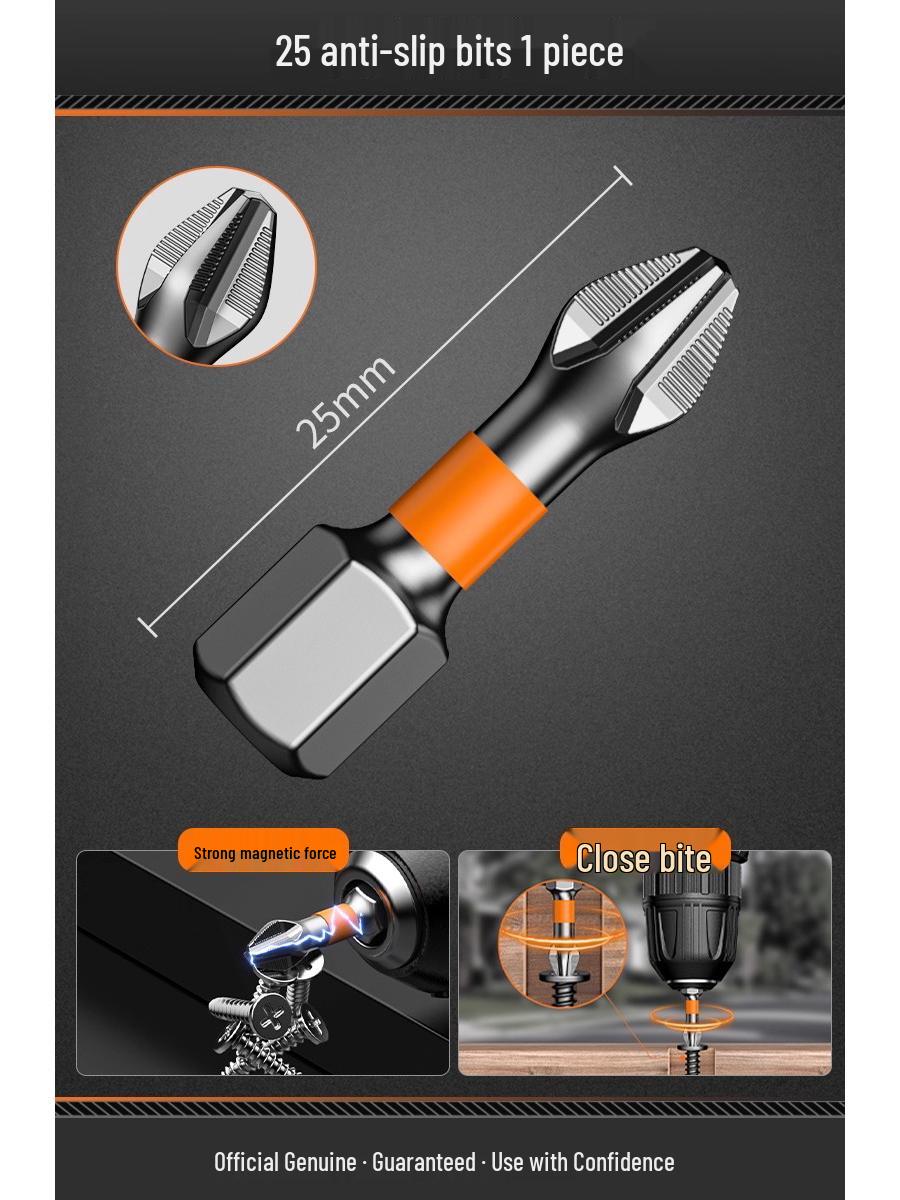 Phillips Impact-Resistant Magnetic Screwdriver Bit Set – High Hardness, Anti-Slip for Electric Drill
Phillips Impact-Resistant Magnetic Screwdriver Bit Set – High Hardness, Anti-Slip for Electric Drill