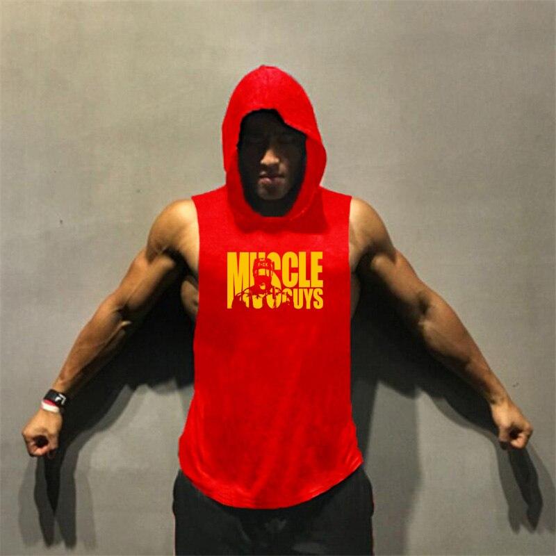 Летние майки Muscleguys для фитнеса с капюшоном, мужская повседневная спортивная футболка без рукавов L красный
Летние майки Muscleguys для фитнеса с капюшоном, мужская повседневная спортивная футболка без рукавов L красный