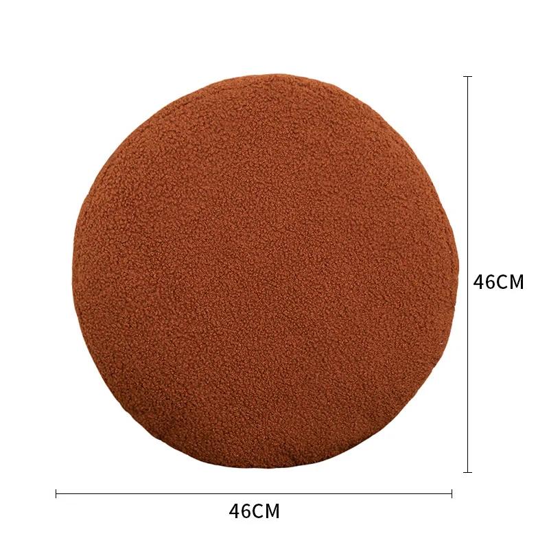 Nordic Style Round Cushion Soft Teddy Furry Cushion / Cushion Cover Literary Modern Home Sofa Bedside Decor Window Tatami Mat No Fillings
Nordic Style Round Cushion Soft Teddy Furry Cushion / Cushion Cover Literary Modern Home Sofa Bedside Decor Window Tatami Mat No Fillings