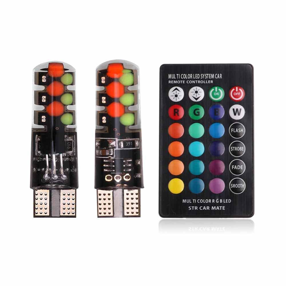 Многоцветная автомобильная светодиодная лампа T10 RGB COB с дистанционным управлением и несколькими режимами мигания
Многоцветная автомобильная светодиодная лампа T10 RGB COB с дистанционным управлением и несколькими режимами мигания