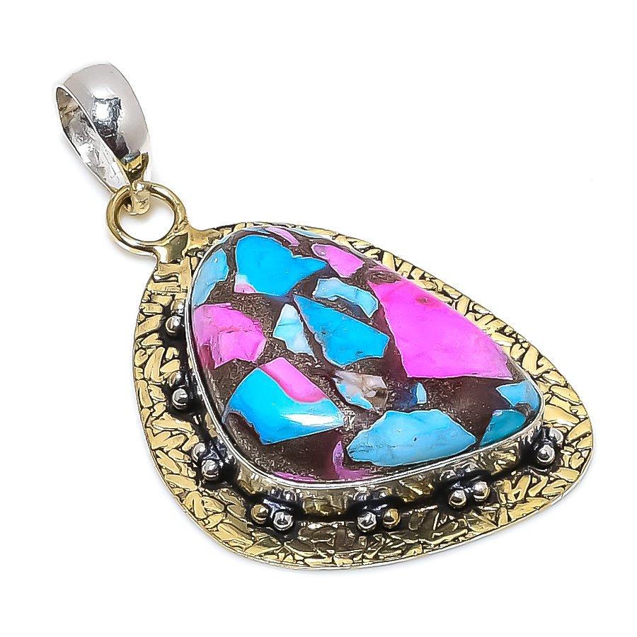 Двухцветная подвеска из стерлингового серебра 925 пробы Natural Kingsmine Spiny Oyster 2,25 дюйма i8I67
Двухцветная подвеска из стерлингового серебра 925 пробы Natural Kingsmine Spiny Oyster 2,25 дюйма i8I67