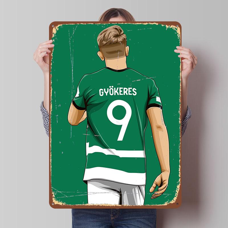 Viktor Gykeres Poster Customized Vintage Metal Signs Wall Art Retro Tin Plaque for Mancave Wand Deko Decoration Home Man Cave 7.9x11.8In(20x30cm)
Viktor Gykeres Poster Customized Vintage Metal Signs Wall Art Retro Tin Plaque for Mancave Wand Deko Decoration Home Man Cave 7.9x11.8In(20x30cm)