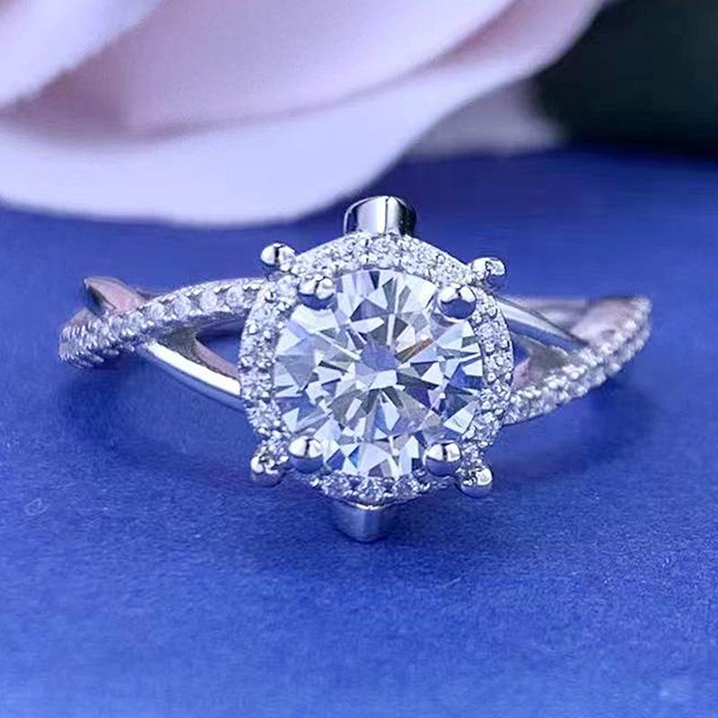 Xiancan Jewelry 925 Silver 6.5mm Six-Prong Double-Arm High-Carbon Diamond Ring - Elegant and Versatile Women s Fashion 2023 Size 9
Xiancan Jewelry 925 Silver 6.5mm Six-Prong Double-Arm High-Carbon Diamond Ring - Elegant and Versatile Women s Fashion 2023 Size 9