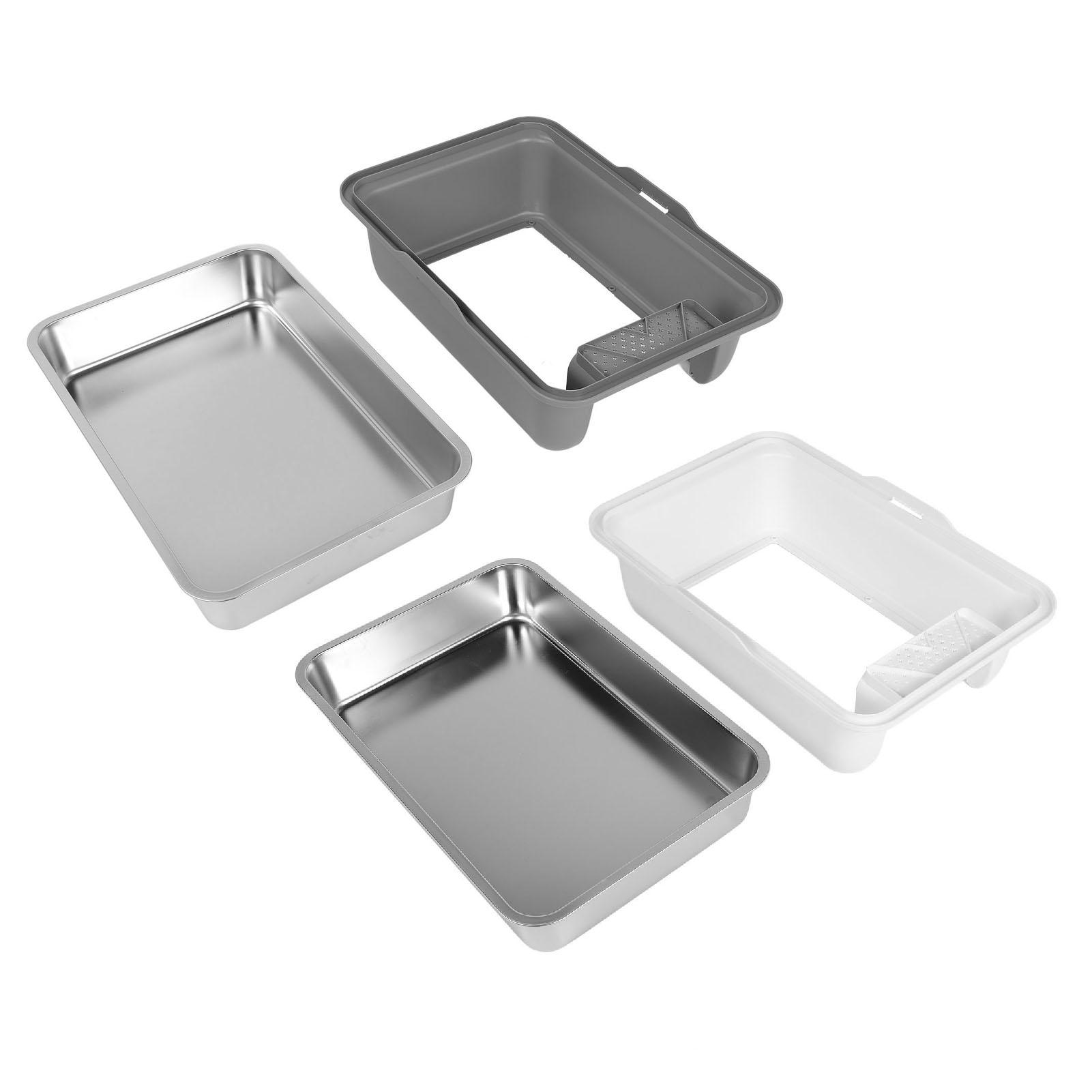 Stainless Steel Litter Box Anti Splashing Easy to Clean High Sides Enclosed Cat Litter Box for Large White
Stainless Steel Litter Box Anti Splashing Easy to Clean High Sides Enclosed Cat Litter Box for Large White