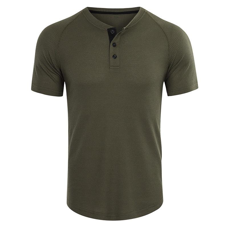 Summer Men s Heavyweight Short-sleeved T-shirt Men s Henley Shirt T-shirt Trend Casual Tops 2XL
Summer Men s Heavyweight Short-sleeved T-shirt Men s Henley Shirt T-shirt Trend Casual Tops 2XL