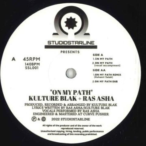 12inch Record KULTURE BLAK & RAS ASHA - On My Path; On My Path (Vocal Accom SSL01 Studiostarline 2022 UK Reggae, Ska & Dub
12inch Record KULTURE BLAK & RAS ASHA - On My Path; On My Path (Vocal Accom SSL01 Studiostarline 2022 UK Reggae, Ska & Dub
