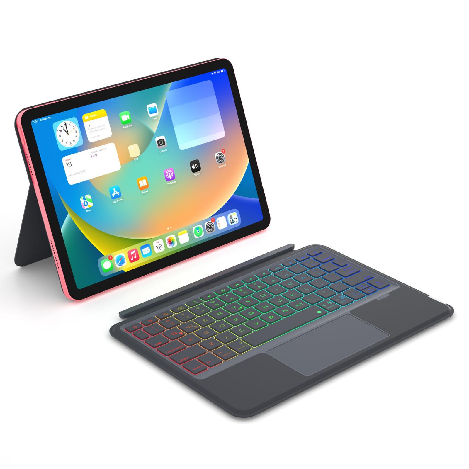 P109 For iPad (2025)/10.9 (2022) Magnetic Bluetooth-Compatible Keyboard with Touchpad Backlit+Tablet Case Black Grey
P109 For iPad (2025)/10.9 (2022) Magnetic Bluetooth-Compatible Keyboard with Touchpad Backlit+Tablet Case Black Grey