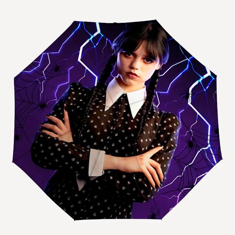 1pc Wednesday Automatic Open/Close Umbrella - Compact Travel Umbrella, Perfect for Women & Men - Ideal Birthday/Christmas Gift, 203
1pc Wednesday Automatic Open/Close Umbrella - Compact Travel Umbrella, Perfect for Women & Men - Ideal Birthday/Christmas Gift, 203