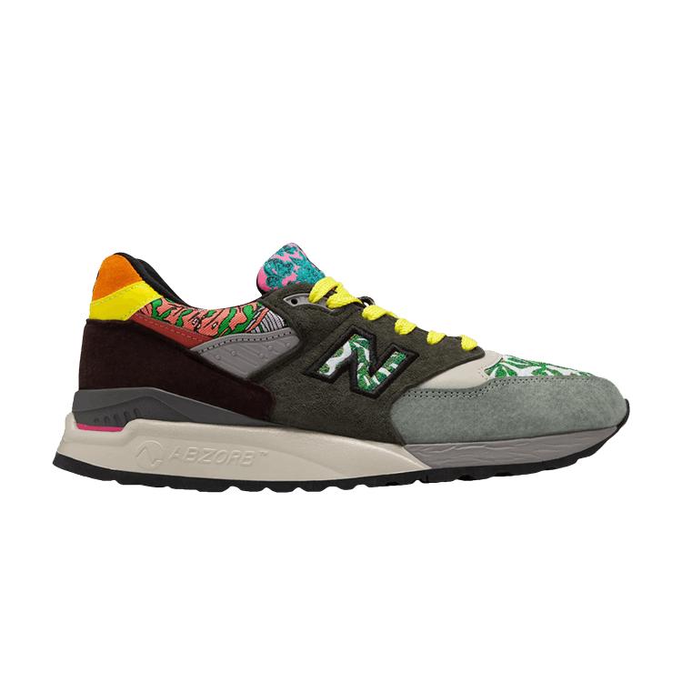 Фестивальный набор New Balance 998 «Сделано в США» — зеленые мужские кроссовки, разноцветные, коричневые M998AWK
Фестивальный набор New Balance 998 «Сделано в США» — зеленые мужские кроссовки, разноцветные, коричневые M998AWK