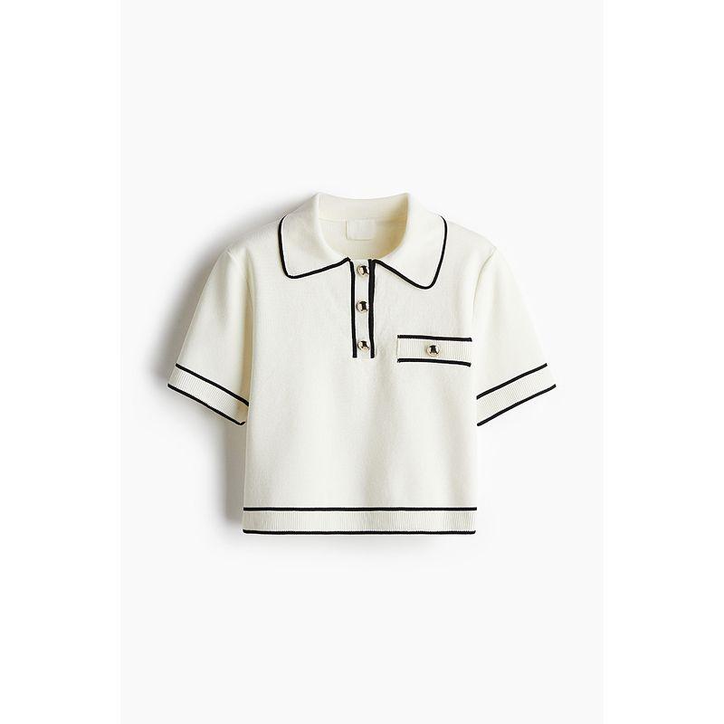 HM Женская одежда Шерстяной свитер 2025 Лето Новая мода Повседневный Лацкан Короткий рукав Короткий топ 1261865 White 155/80
HM Женская одежда Шерстяной свитер 2025 Лето Новая мода Повседневный Лацкан Короткий рукав Короткий топ 1261865 White 155/80