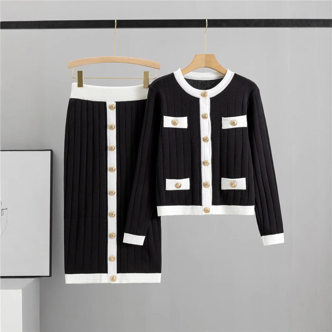 European Spring Midi Skirt & Knitted Cardigan Two-Piece Set for Women One Size білий
European Spring Midi Skirt & Knitted Cardigan Two-Piece Set for Women One Size білий