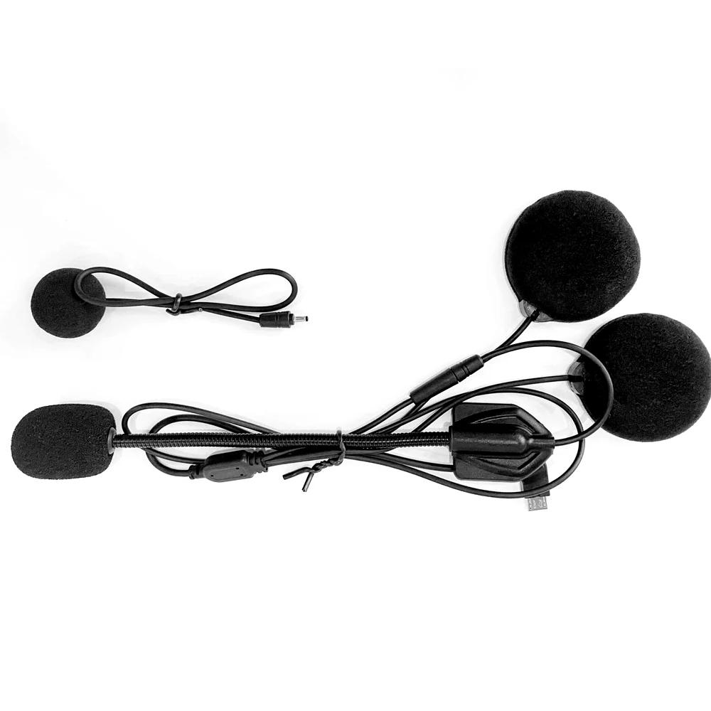 For Maxto M2 M3 M3S M2C Headset Accessories Micro USB Jack Headphone with 2 Microphone Suit for Motorcycle Full/Face Helmet
For Maxto M2 M3 M3S M2C Headset Accessories Micro USB Jack Headphone with 2 Microphone Suit for Motorcycle Full/Face Helmet