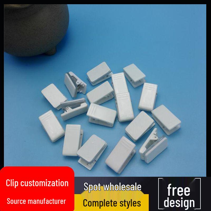 Plastic ABS ID Card, Hang Tag, and Document Clip 25*13*30
Plastic ABS ID Card, Hang Tag, and Document Clip 25*13*30