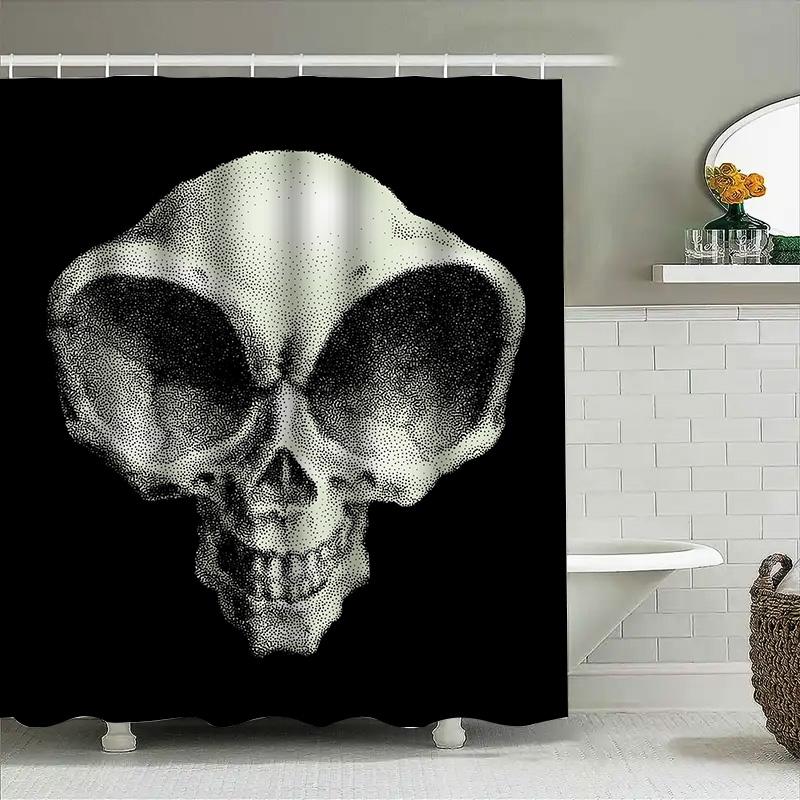 Tuniu Skull Dot Pattern Bathroom Shower Curtain Cool Dark Grey Black Gothic Decor Unique Bedroom Gift W60H190(CM)-1 Pcs
Tuniu Skull Dot Pattern Bathroom Shower Curtain Cool Dark Grey Black Gothic Decor Unique Bedroom Gift W60H190(CM)-1 Pcs