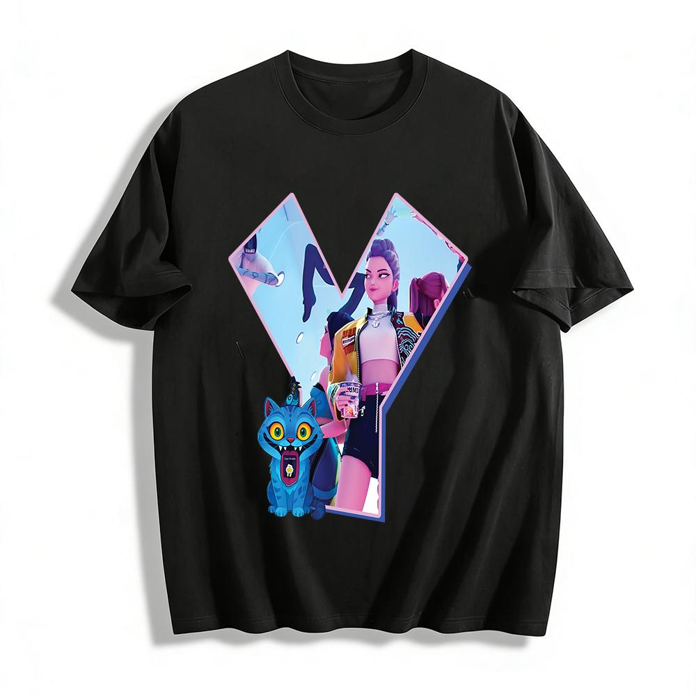 Cyberpunk Style Letter Y Cartoon Girl Group Cat Print T-Shirt Unisex Casual Streetwear Top Pure cotton T-shirt XXS
Cyberpunk Style Letter Y Cartoon Girl Group Cat Print T-Shirt Unisex Casual Streetwear Top Pure cotton T-shirt XXS