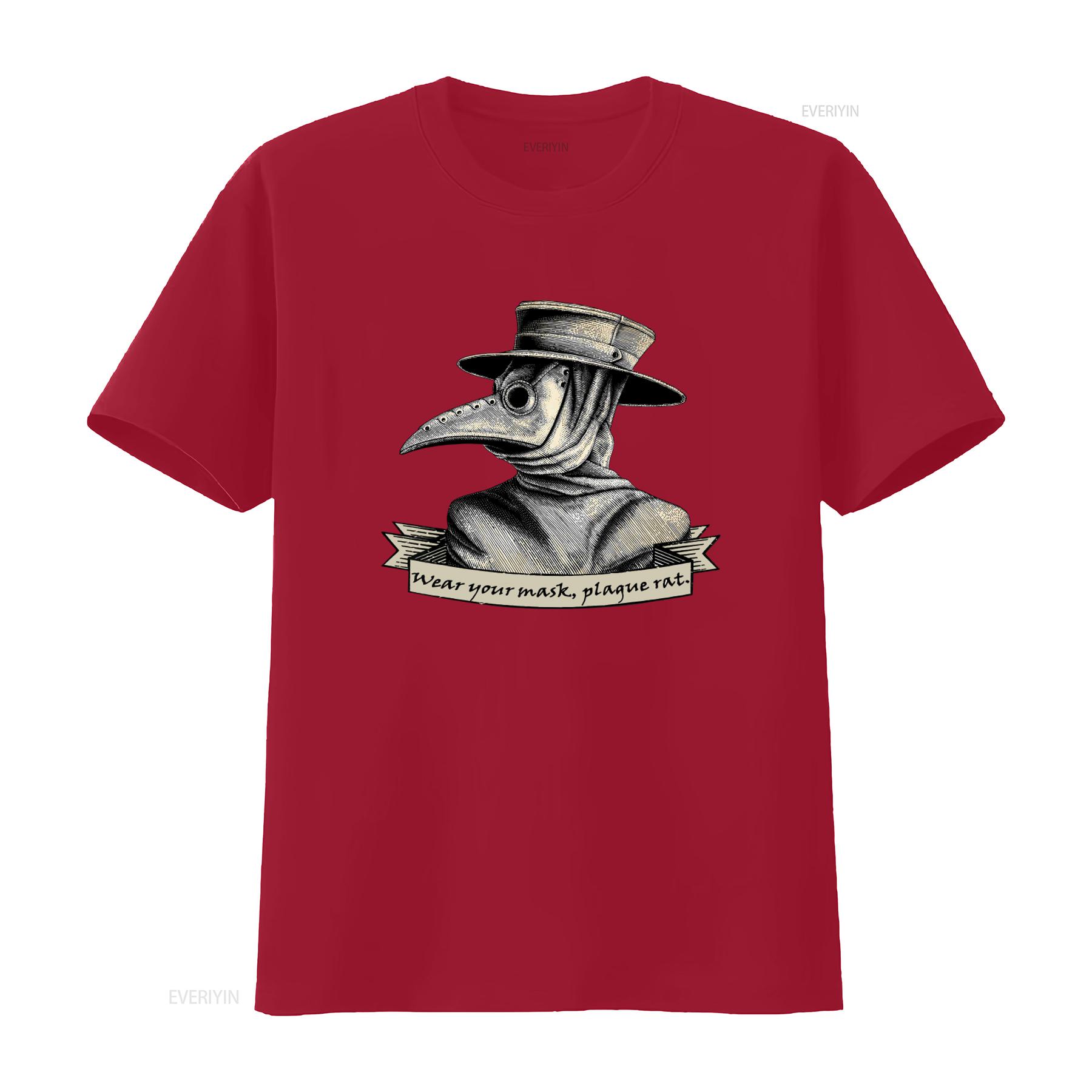 Plague Doctor Wear Your Mask Rat Print T Shirt for Streetwear vintage Washed fashion Comfortable Casual homme Unisex streetwear S
Plague Doctor Wear Your Mask Rat Print T Shirt for Streetwear vintage Washed fashion Comfortable Casual homme Unisex streetwear S