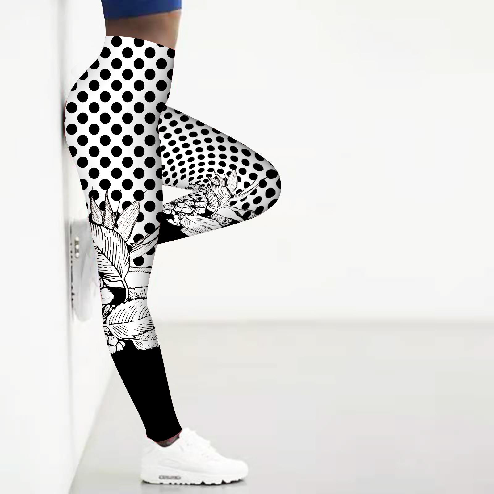 Womens Blue Polka Dot Flower Prints Stretch Yoga Leggings Fitness Running Gym Sports Active Pants 8XL білий
Womens Blue Polka Dot Flower Prints Stretch Yoga Leggings Fitness Running Gym Sports Active Pants 8XL білий