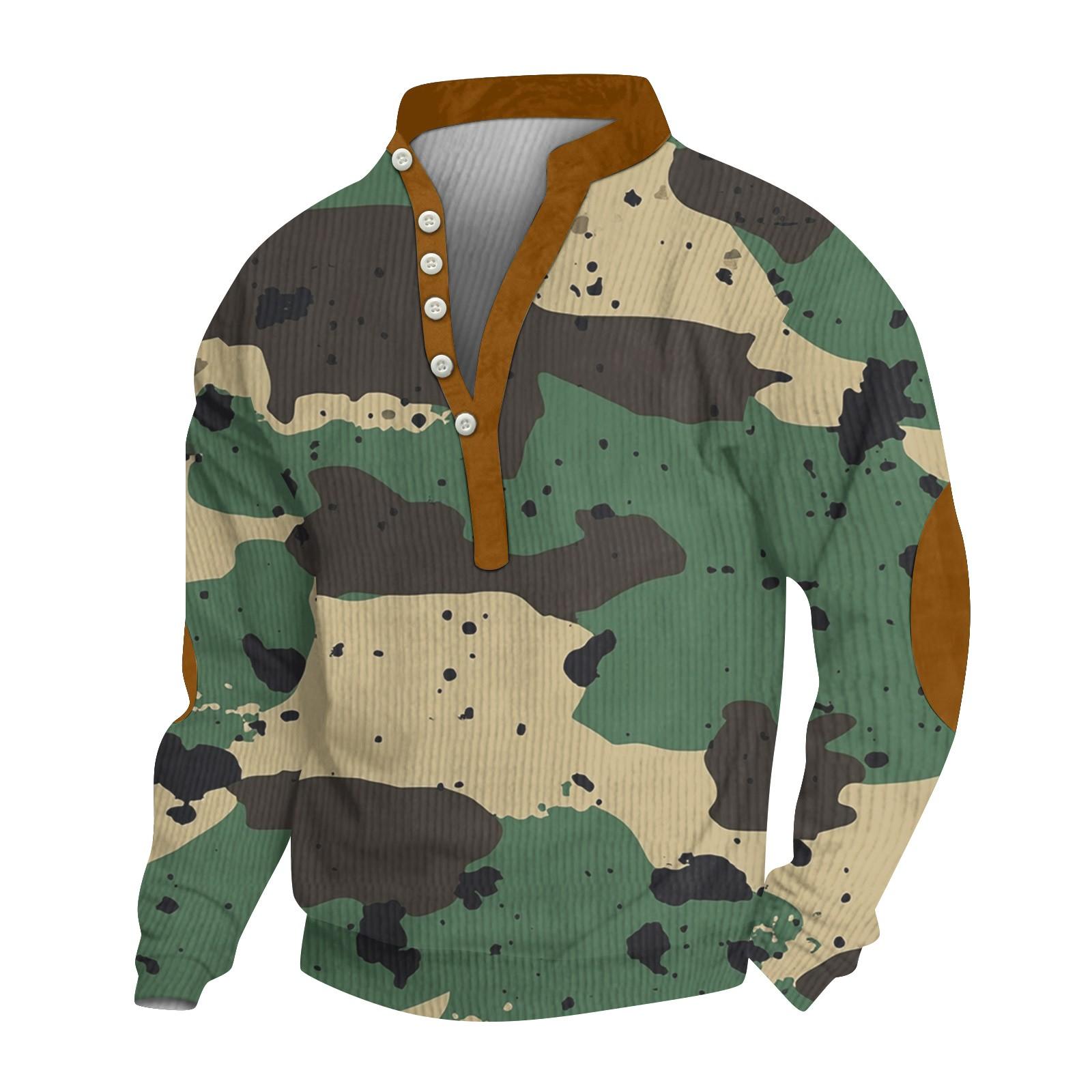 Мужской вельветовый кардиган с длинным рукавом и шестью пуговицами, модная толстовка с капюшоном на пуговицах M зелёный
Мужской вельветовый кардиган с длинным рукавом и шестью пуговицами, модная толстовка с капюшоном на пуговицах M зелёный