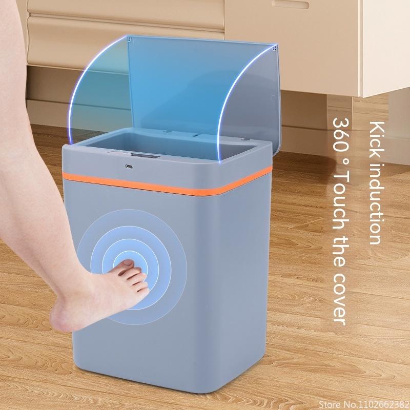 15L trash can smart sensor multi-functional light luxury household kitchen bathroom portable sensor open lid trash can 15L Battery белый
15L trash can smart sensor multi-functional light luxury household kitchen bathroom portable sensor open lid trash can 15L Battery белый