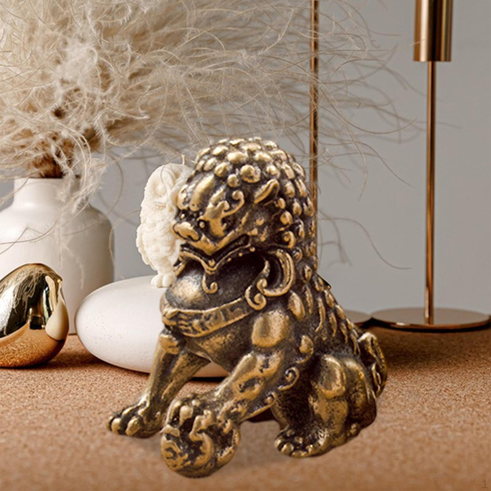 Латунная китайская фигурка льва для домашнего декора Right
Латунная китайская фигурка льва для домашнего декора Right
