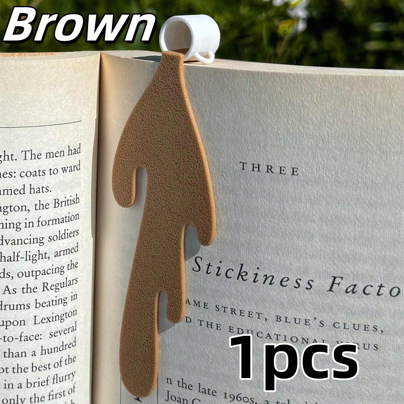 1pcs Cute Spilled Coffee Bookmark Reading Corner Marker Daily Office Use Mark Book Lovers Coffee Themed Gifts School Stationery
1pcs Cute Spilled Coffee Bookmark Reading Corner Marker Daily Office Use Mark Book Lovers Coffee Themed Gifts School Stationery
