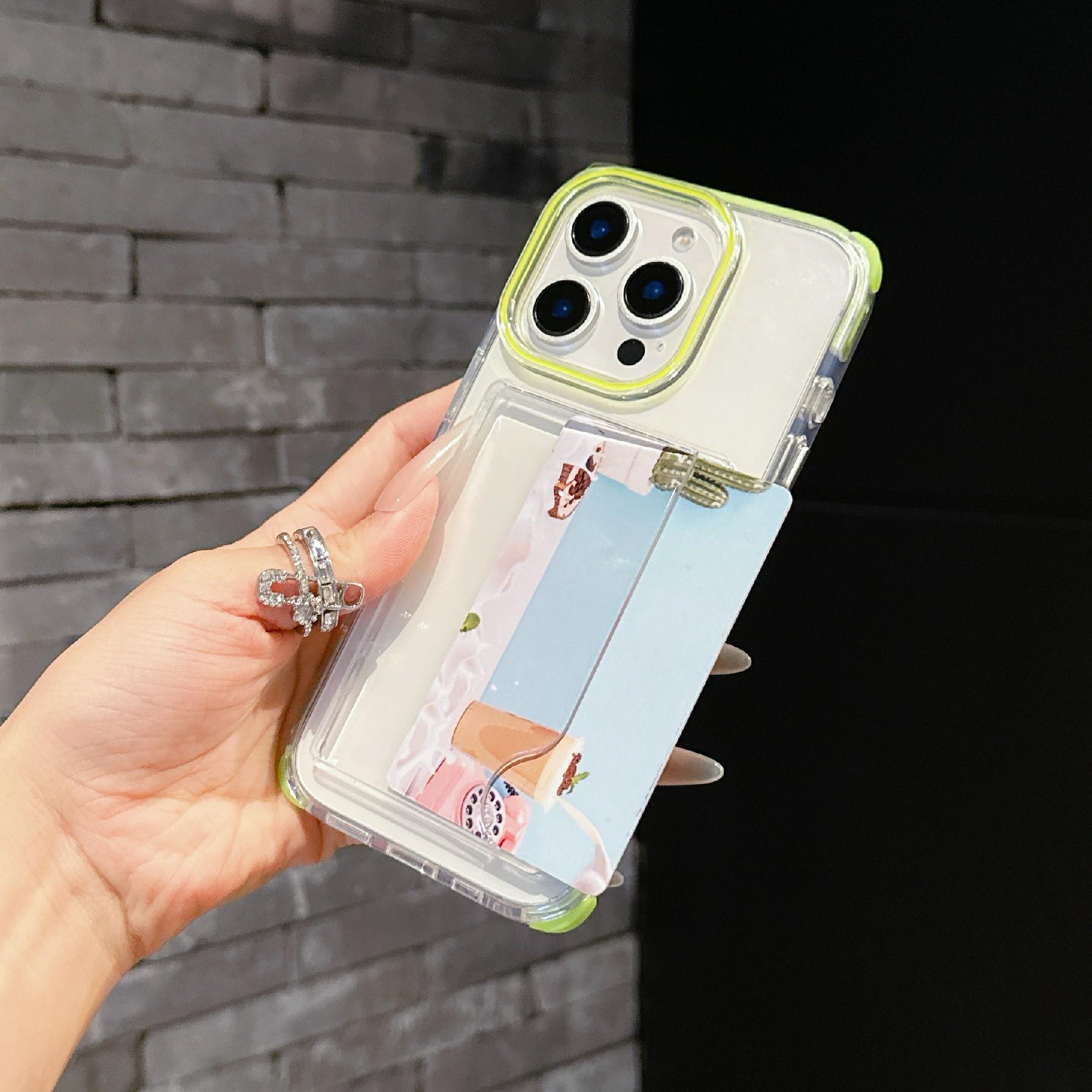 For iPhone 16 Pro Case Transparent PC+TPU Shockproof Phone Cover with Card Holder White
For iPhone 16 Pro Case Transparent PC+TPU Shockproof Phone Cover with Card Holder White