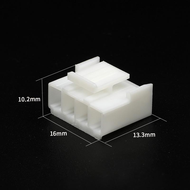 VH3.96 Straight Pin Socket 4-Hole Plug with Locking Buckle Plastic Shell Car Connector 4P
VH3.96 Straight Pin Socket 4-Hole Plug with Locking Buckle Plastic Shell Car Connector 4P