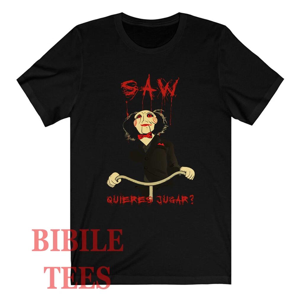 SAW Horror Movie Black Size S to 5XL 2XL
SAW Horror Movie Black Size S to 5XL 2XL