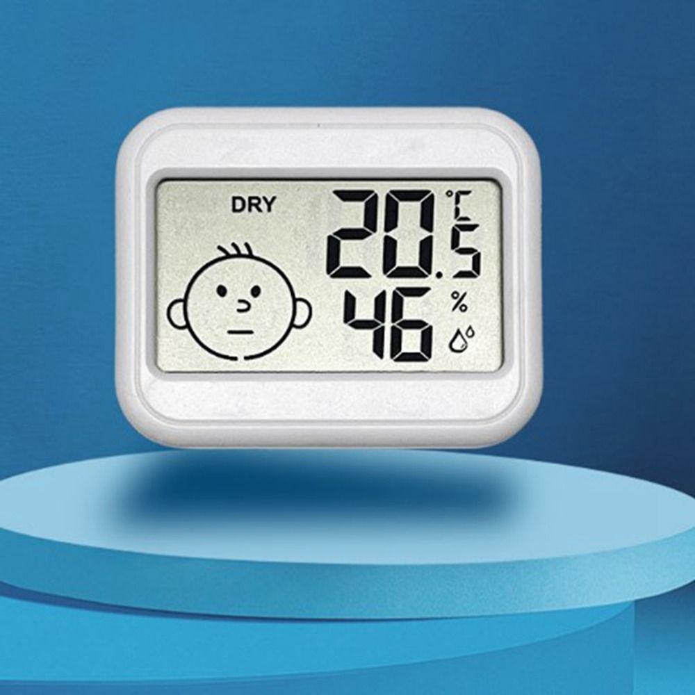 Temperature Regulator Mini Electronic Thermometer Temperature Humidity Meter Home Decor білий
Temperature Regulator Mini Electronic Thermometer Temperature Humidity Meter Home Decor білий