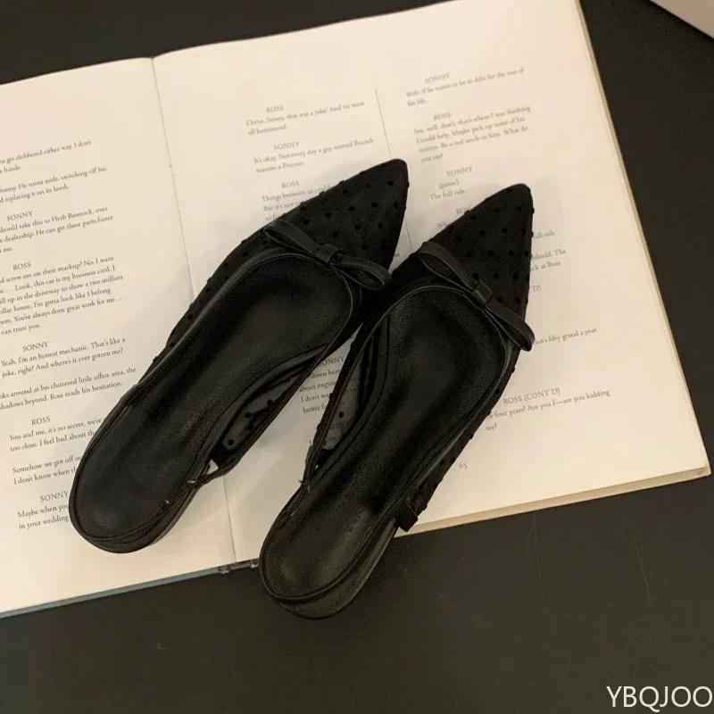 Ladies elegant shoes French Bow tie low heel Shoes Fairy style Baotou sSndals Summer mesh breathable flat heels Zapatos 39 чёрный
Ladies elegant shoes French Bow tie low heel Shoes Fairy style Baotou sSndals Summer mesh breathable flat heels Zapatos 39 чёрный