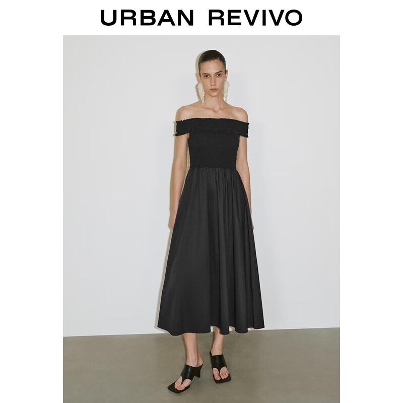 UR 2025 Summer French Off-Shoulder Shirred Dress S
UR 2025 Summer French Off-Shoulder Shirred Dress S