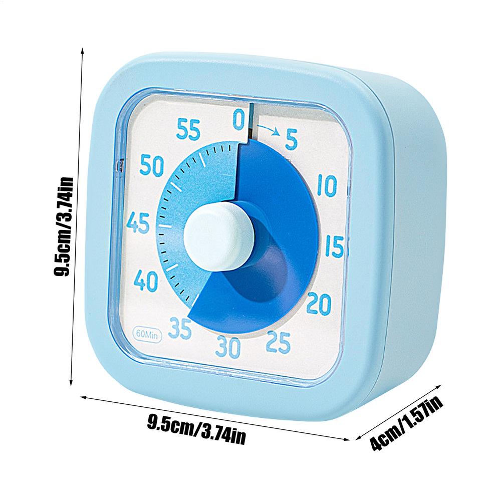 Kids Visual Timer 60-Minute Desk Timer Silent Time Management Tool For Kitchen Bathroom Cooking Study Homework Shower
Kids Visual Timer 60-Minute Desk Timer Silent Time Management Tool For Kitchen Bathroom Cooking Study Homework Shower