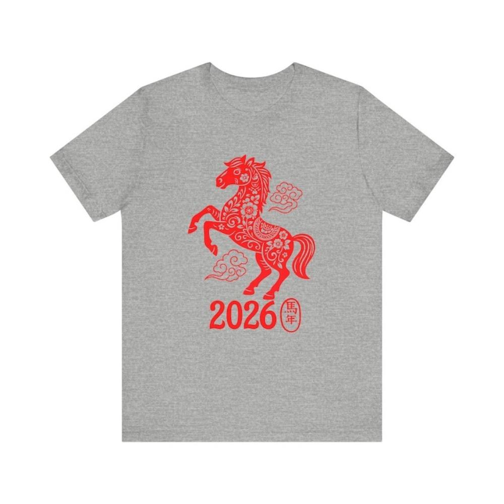 Lunar New Year 2026 Tshirt Chinese New Year 2026 Horse Graphic T Shirts Women Unisex Casual Cotton Creative Streetwear Tops Tee 4XL
Lunar New Year 2026 Tshirt Chinese New Year 2026 Horse Graphic T Shirts Women Unisex Casual Cotton Creative Streetwear Tops Tee 4XL
