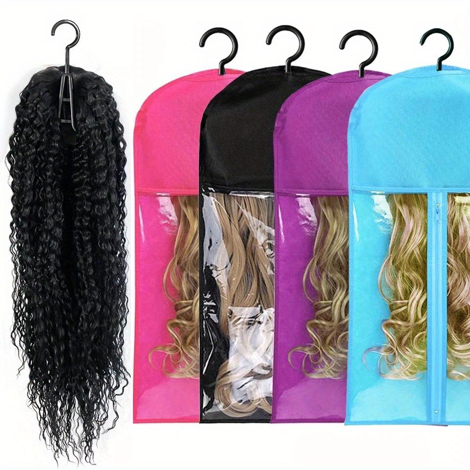 2Sets Long Wig Storage Bag Holder Case Hair Extensions Storage Bag With Hanger For Wig Hair Extension Storage Bag With Hanger 2 Sets чорний
2Sets Long Wig Storage Bag Holder Case Hair Extensions Storage Bag With Hanger For Wig Hair Extension Storage Bag With Hanger 2 Sets чорний