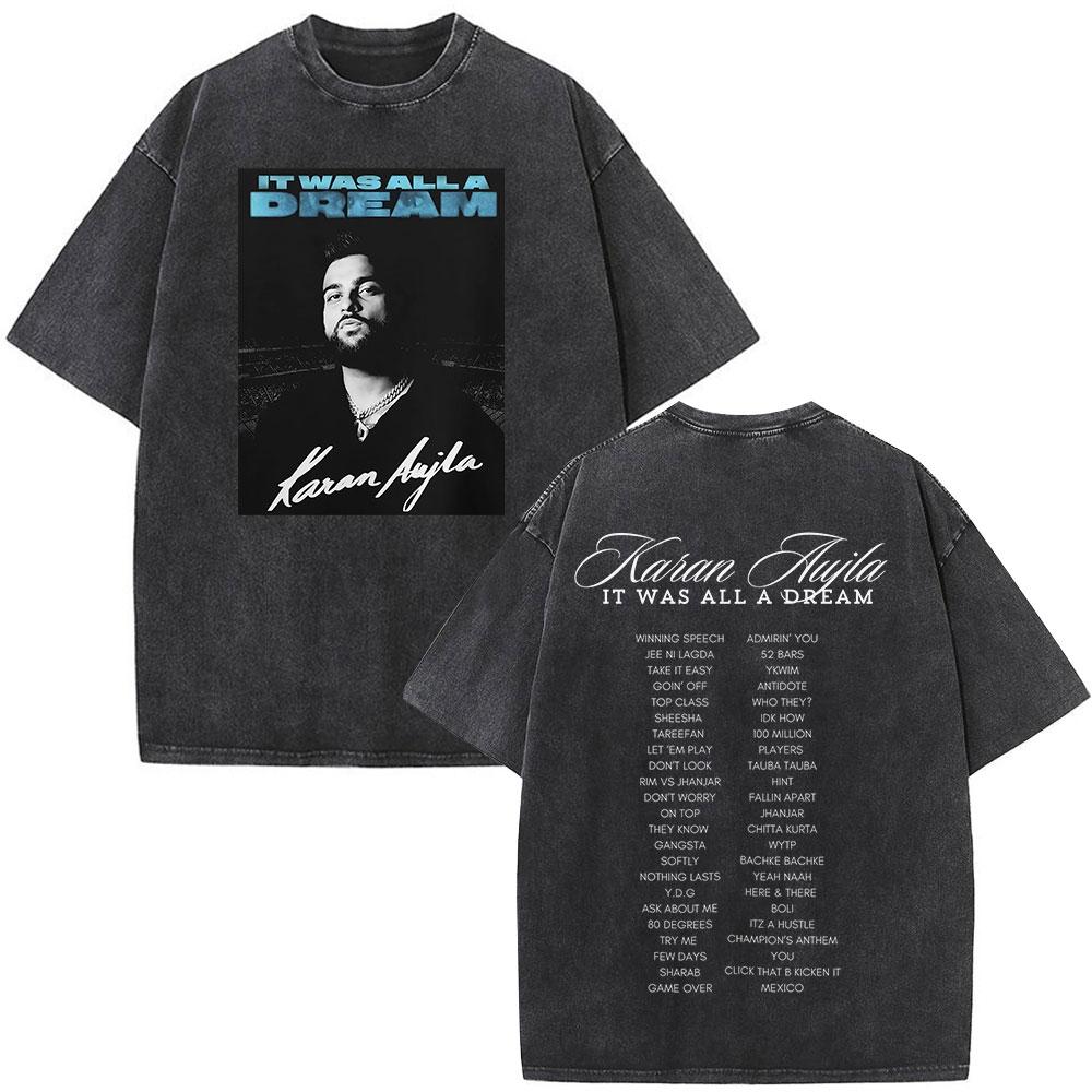 Rapper Karan Aujla Tour Graphic Vintage Washed Tees Unisex Women Fashion Hiphop T Shirts Loose Casual Cotton Gothic Punk Tshirts 2XL
Rapper Karan Aujla Tour Graphic Vintage Washed Tees Unisex Women Fashion Hiphop T Shirts Loose Casual Cotton Gothic Punk Tshirts 2XL