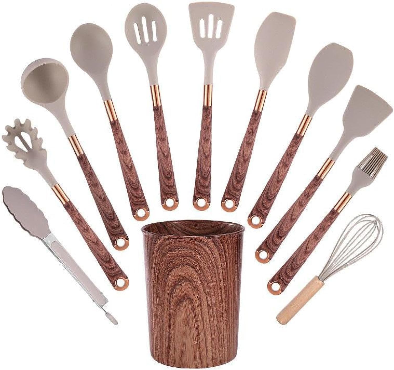 Kitchen Tools Silicone Cookware 12 Piece Set Heat Resistant and Durable Kitchen Tool Set Applicable to and Chinese Cuisine Treated with Antibacterial
Kitchen Tools Silicone Cookware 12 Piece Set Heat Resistant and Durable Kitchen Tool Set Applicable to and Chinese Cuisine Treated with Antibacterial